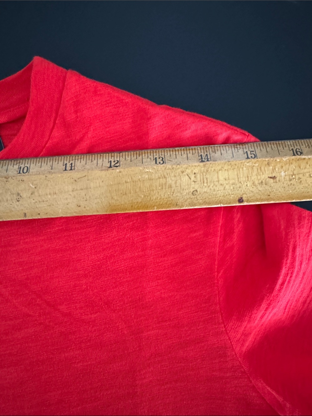 Theory tomato red SM t-shirt - Picture 6 of 9